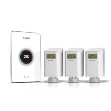 BOSCH EasyControl CT200 (balts) + 3 Smart Radiator termostati – viedais apkures regulators (7736701393)